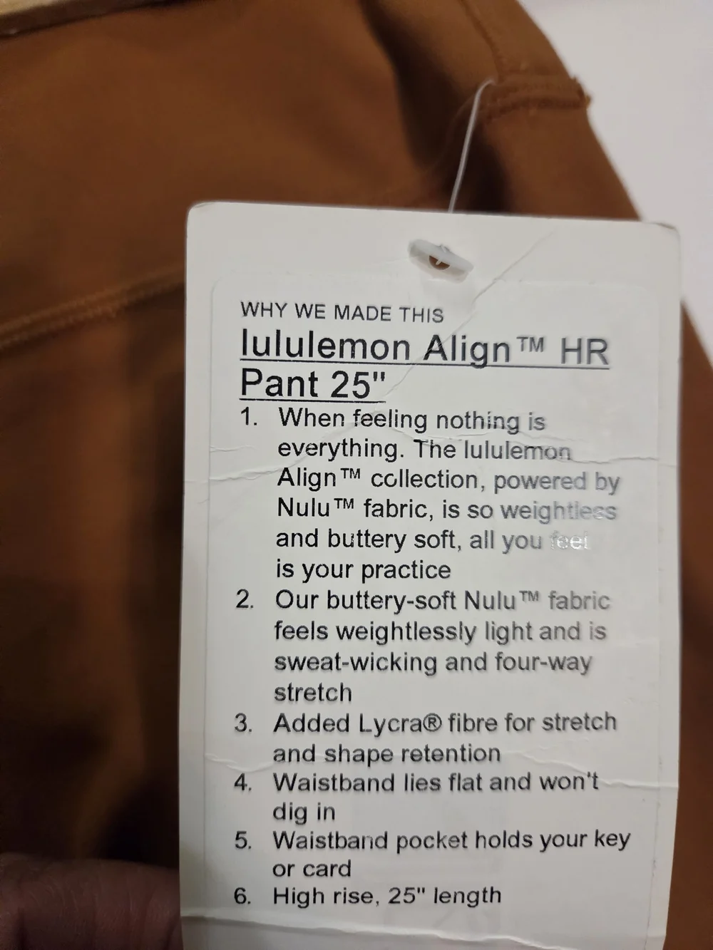 Lululemon Leggings Womens 10 High-Rise Leggings NWT